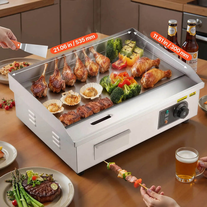 Електрическа плоча за печене | 2800, 3200 или 4400 W