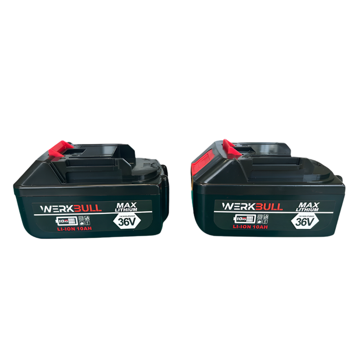 Немска акумулаторна резачка WerkBull 36V 10Ah + 2 вериги и ръкавици