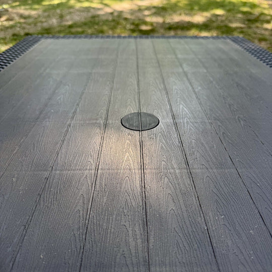 Градински комплект с маса 125×75 см и 6 стола – ратанова визия | 2 цвята