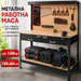 Работна маса KraftWorld PRO с табло и чекмедже 120×60×155 см - снимка 2