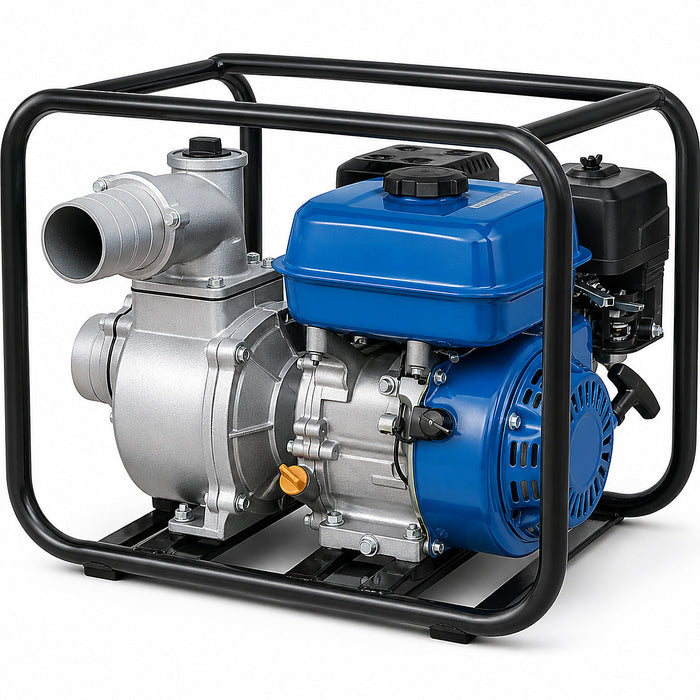Четиритактова Бензинова Водна Помпа 2″ KraftWorld , 7.5HP, 36m³/h, 196cc – снимка 4