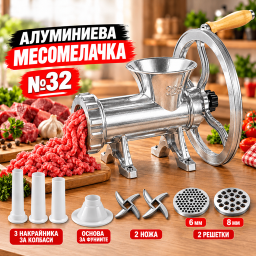 Алуминиева месомелачка №32