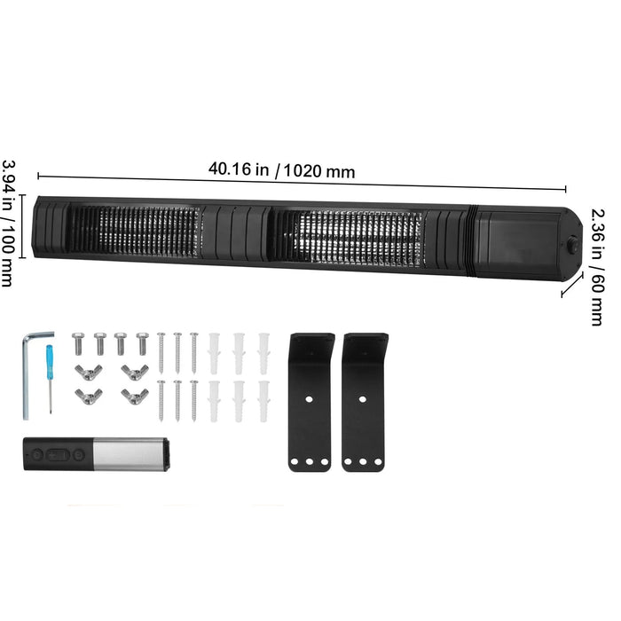 Стенен отоплител 3000W – снимка 04